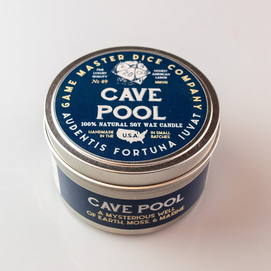 CAVE POOL 8oz GAMING CANDLE