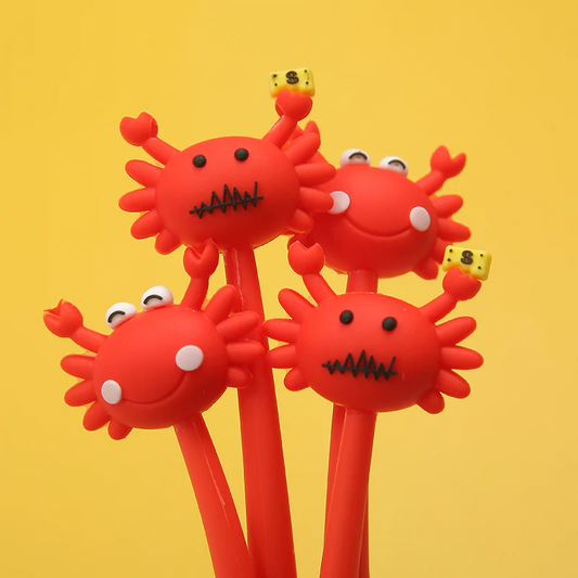 RED CRAB GEL PEN
