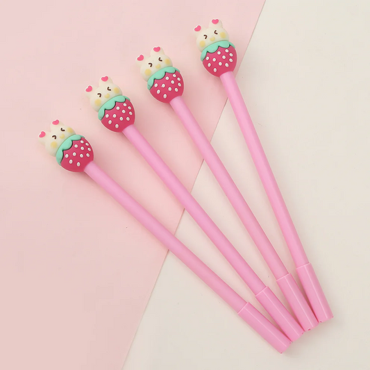 STRAWBERRY RABBIT GEL PEN