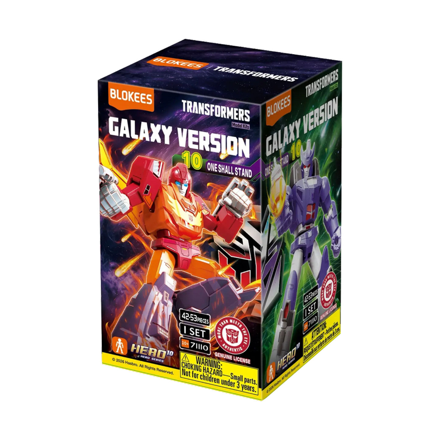 TRANSFORMERS BLOKEES GALAXY VERSION 10 ONE SHALL STAND BLIND BOX