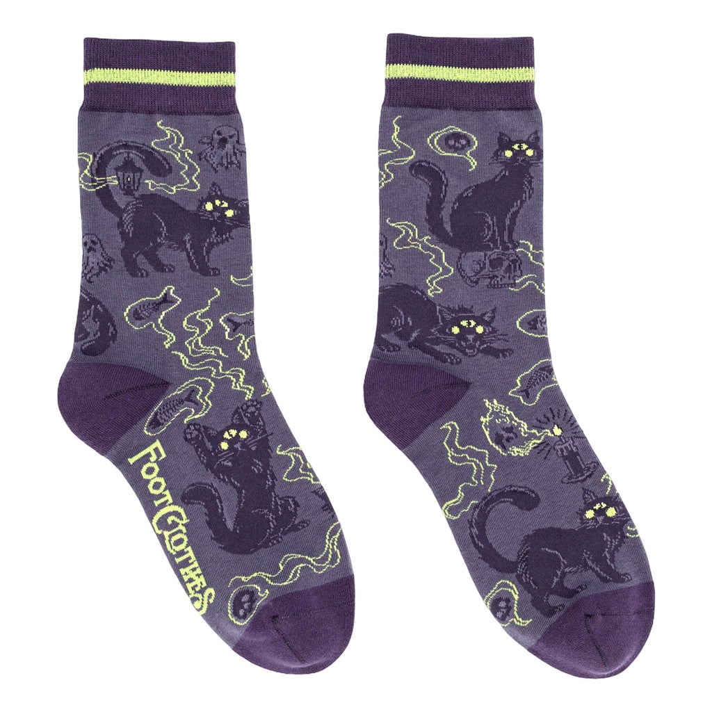 SCARDEY CAT CREW SOCKS