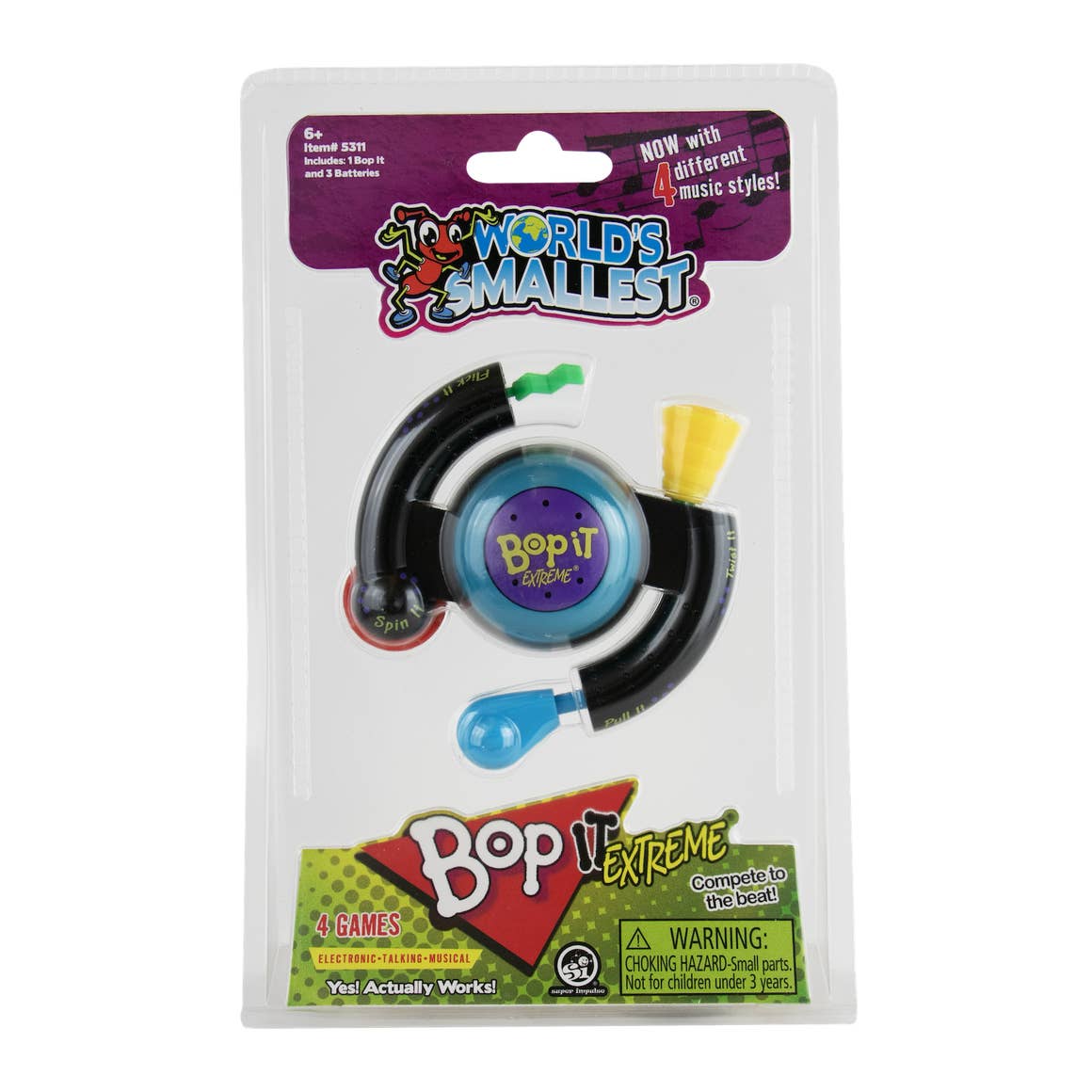 WORLD'S SMALLEST BOP IT EXTREME
