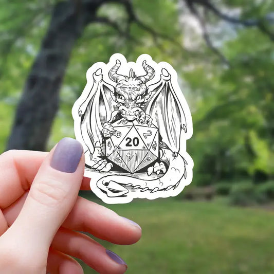 DRAGON HOLDING D20 STICKER