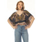 BUTTERFLY SCARF CROP TOP