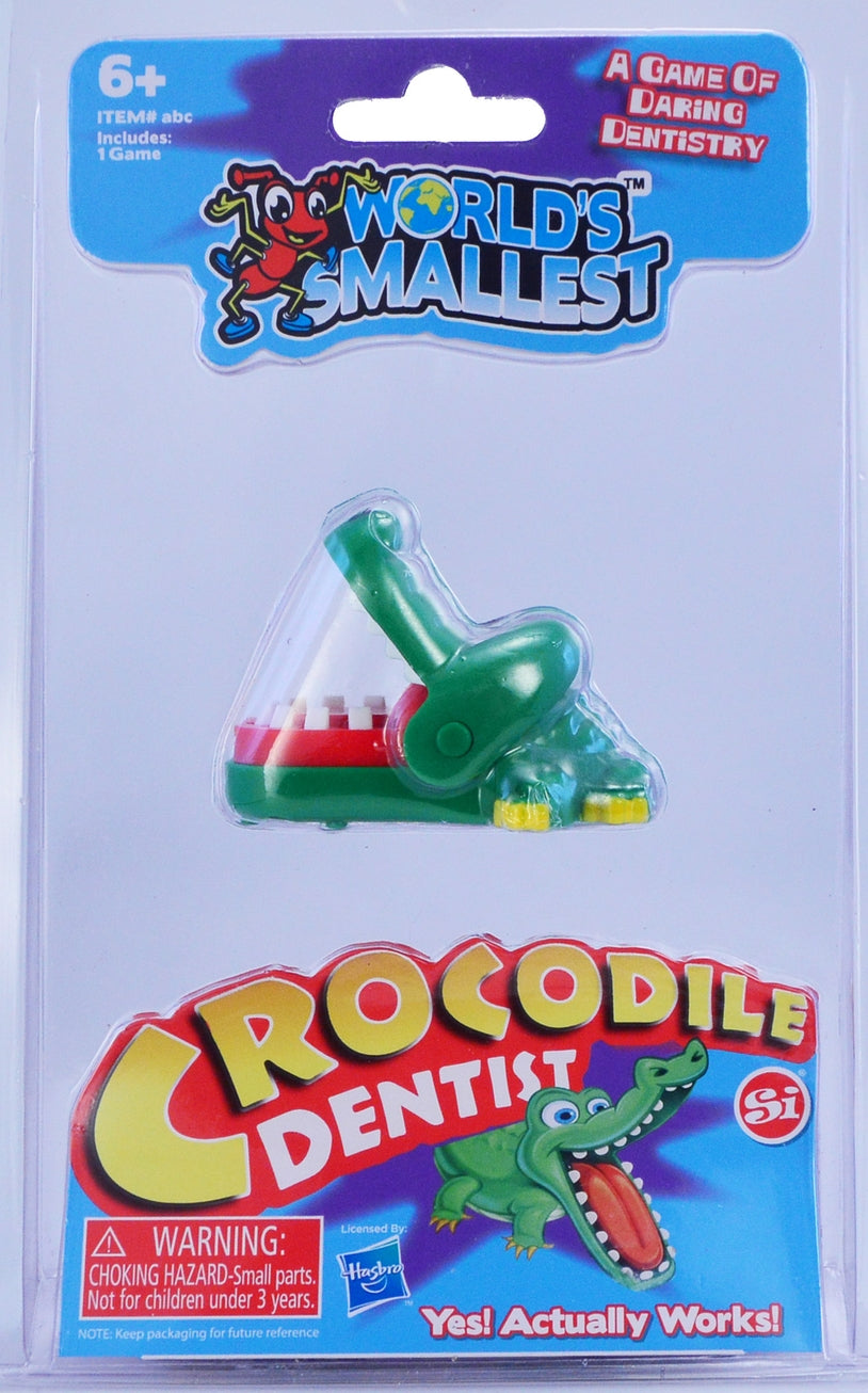 WORLD'S SMALLEST CROCODILE DENTIST