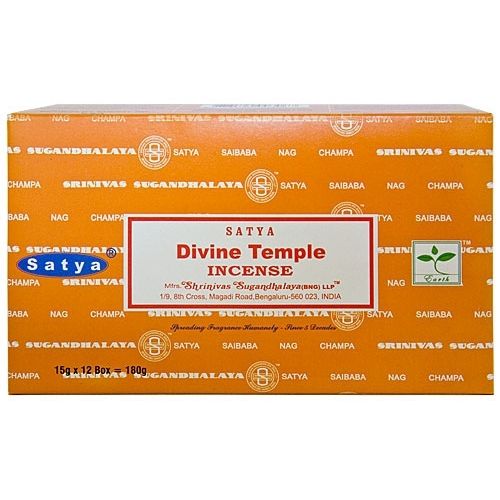 SATYA DIVINE TEMPLE INCENSE STICKS