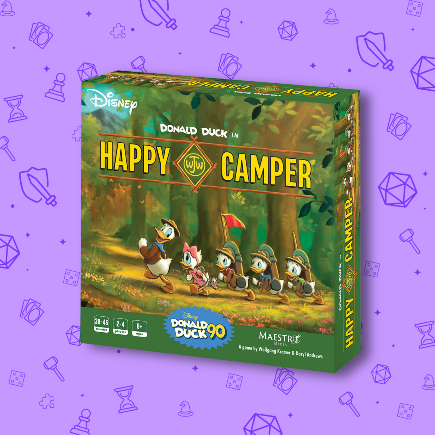 DONALD DUCK IN HAPPY CAMPER