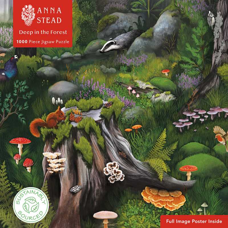 DEEP IN THE FOREST BY ANNA STEAD 1000PC JIGSAW PUZZLE