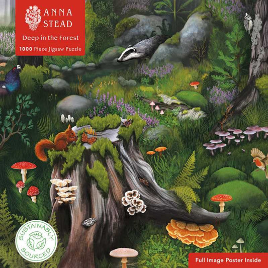DEEP IN THE FOREST BY ANNA STEAD 1000PC JIGSAW PUZZLE