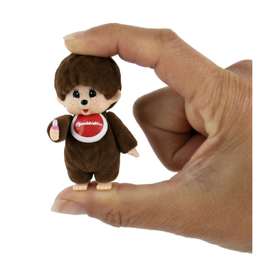 WORLD'S SMALLEST MONCHHICHI FLOCKED FIGURES (ASSORTED)