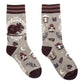 THE RAT CREW SOCKS BY FOOTCLOTHES