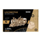 LOCOMOTIVE 3-D WOODEN MODEL PUZZLE KIT