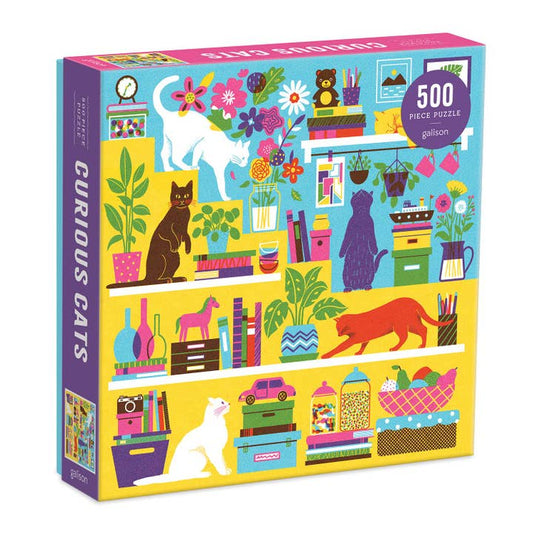 CURIOUS CATS 500PC PUZZLE