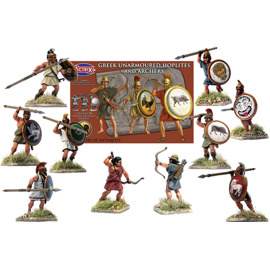 GREEK UNARMORED HOPLITES & ARCHERS
