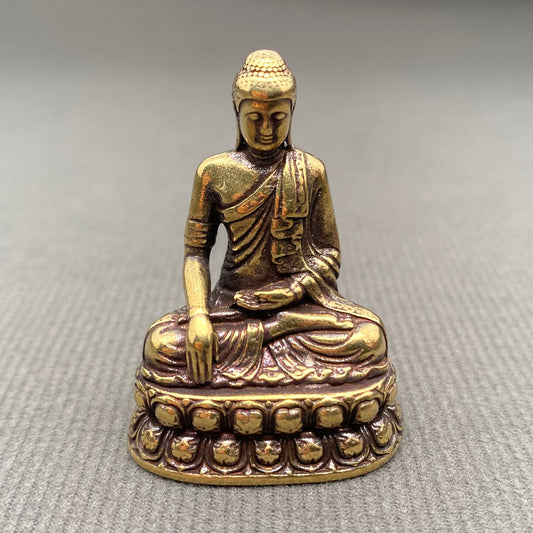 MINIATURE BRASS BUDDHA