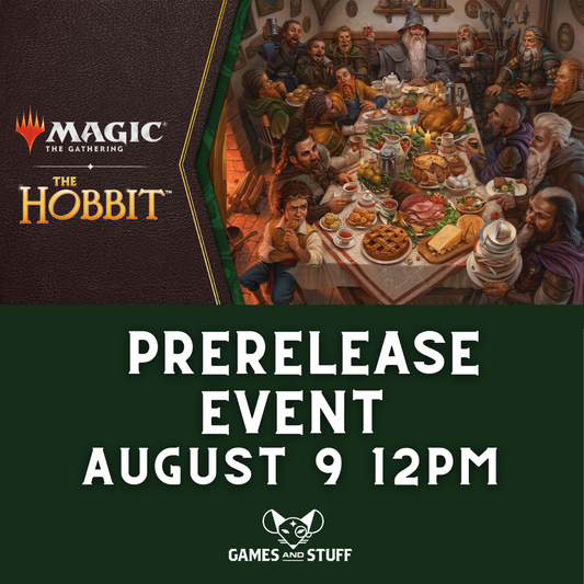 MAGIC THE GATHERING THE HOBBIT PRERELEASE SUNDAY 12PM (8/9/2026)