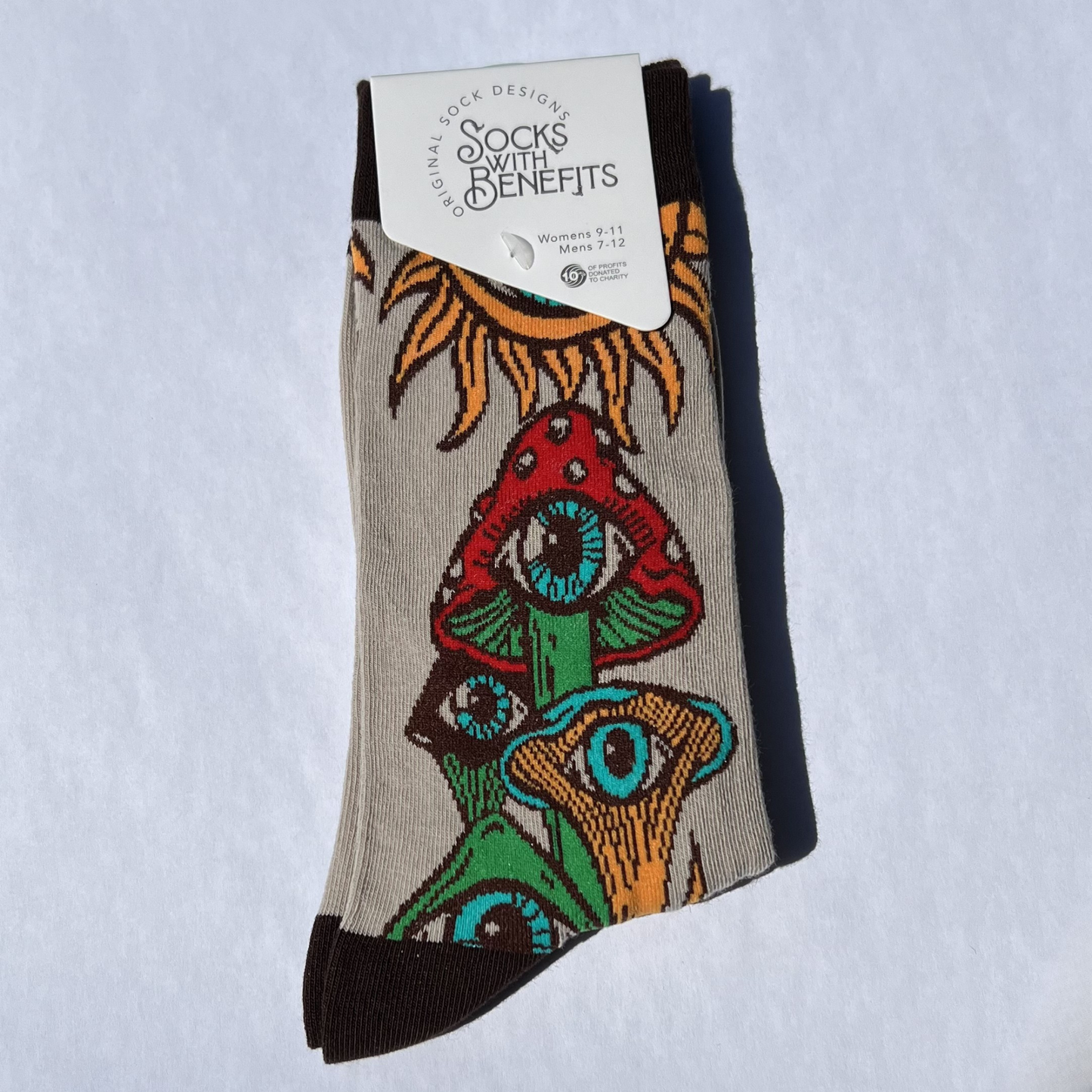 PSYCHIC MUSHROOM SOCKS
