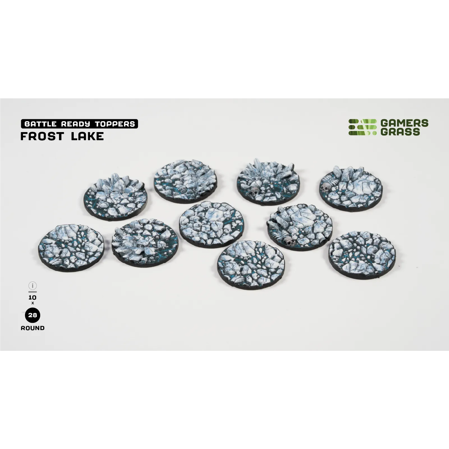 GAMER'S GRASS BATTLE READY BASE TOPPERS - FROST LAKE