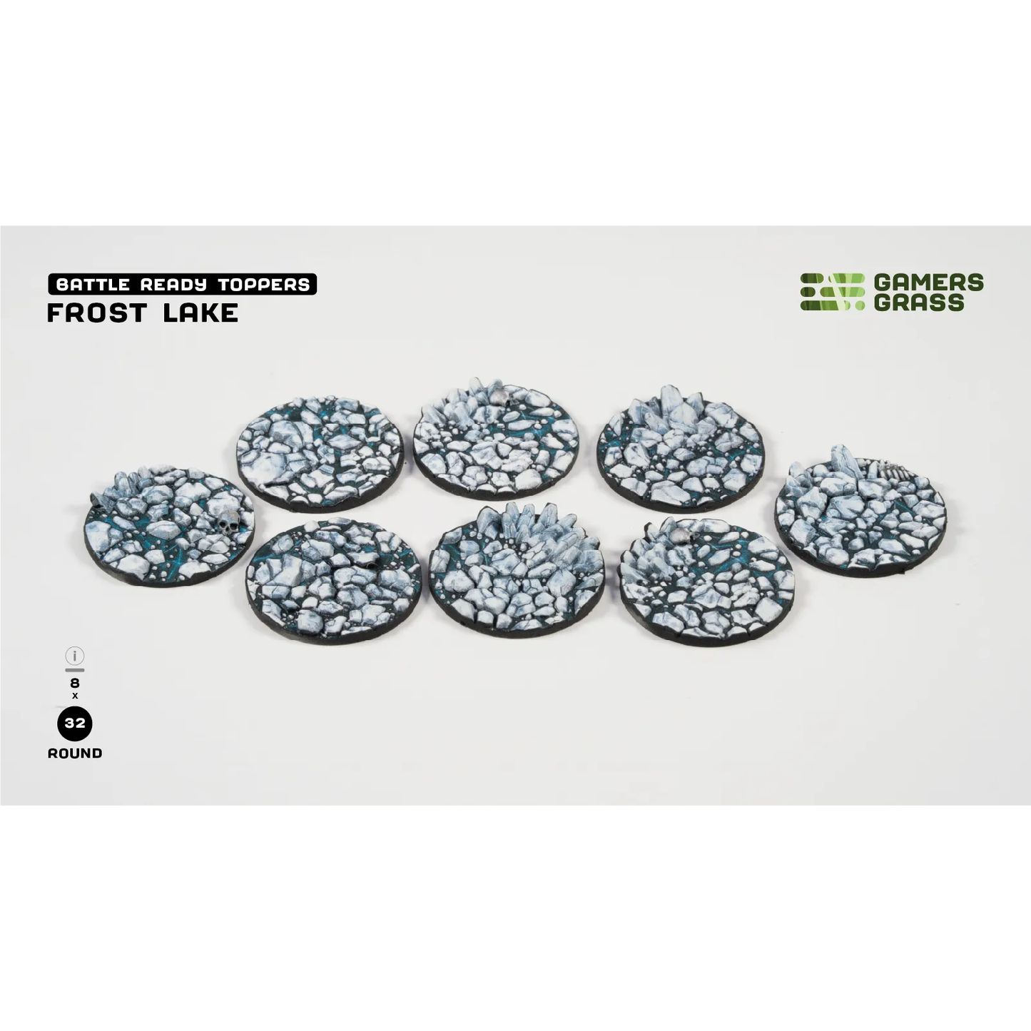 GAMER'S GRASS BATTLE READY BASE TOPPERS - FROST LAKE