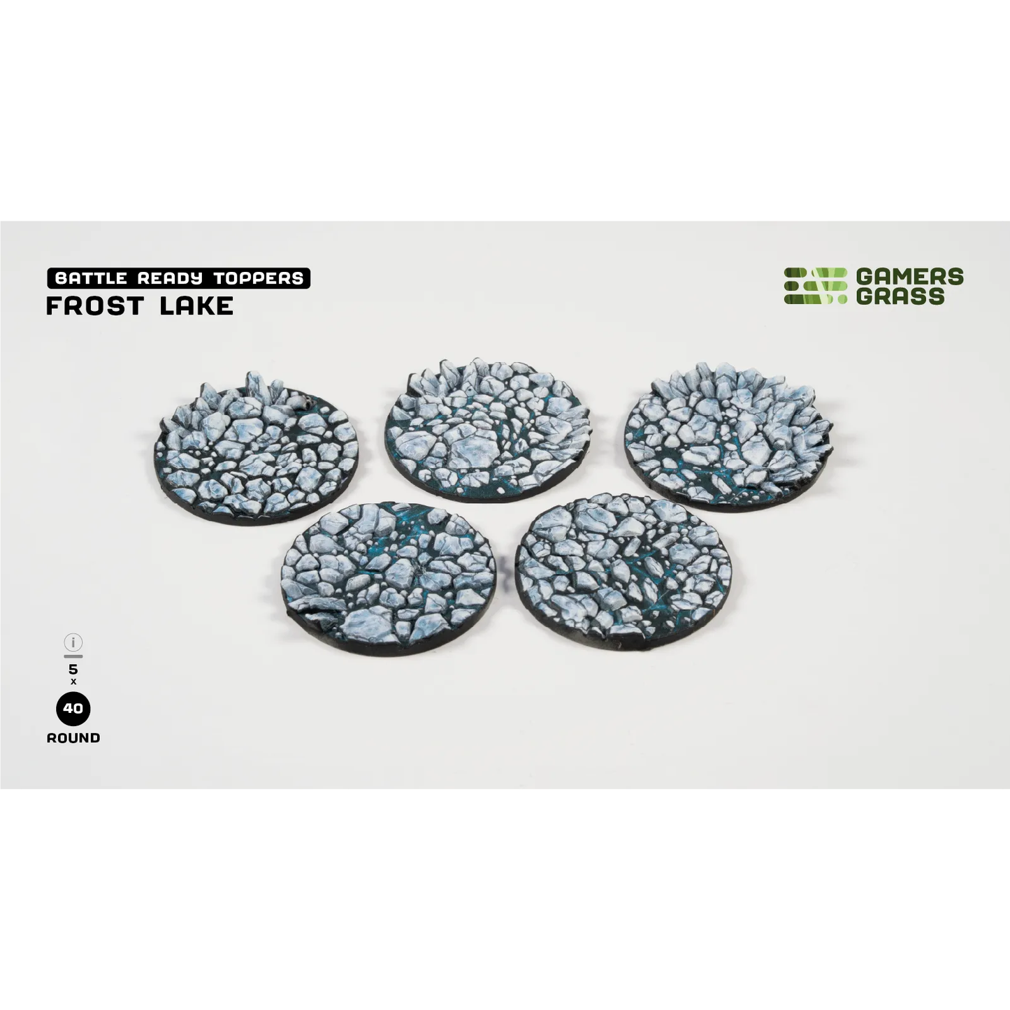 GAMER'S GRASS BATTLE READY BASE TOPPERS - FROST LAKE