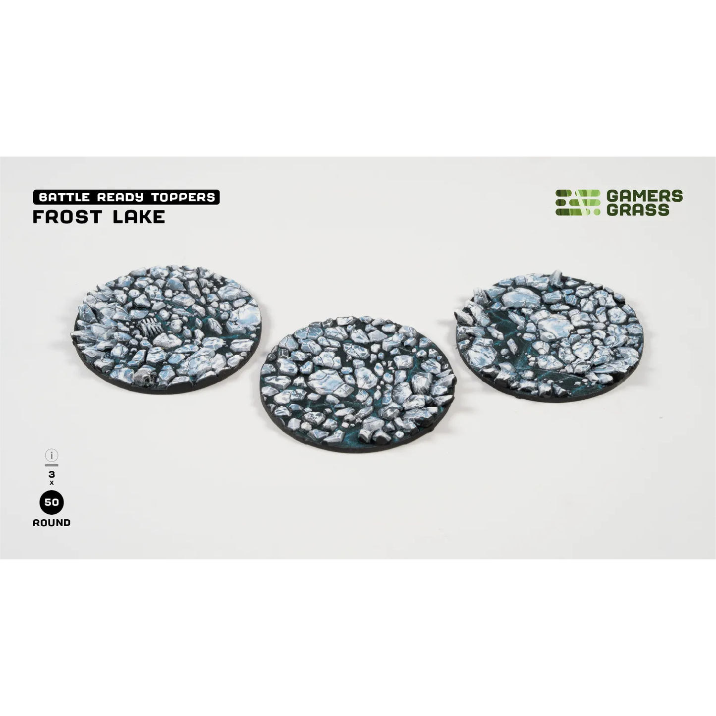 GAMER'S GRASS BATTLE READY BASE TOPPERS - FROST LAKE