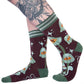 MYSTIC MUSHROOMS CREW SOCKS BY FOOTCLOTHES