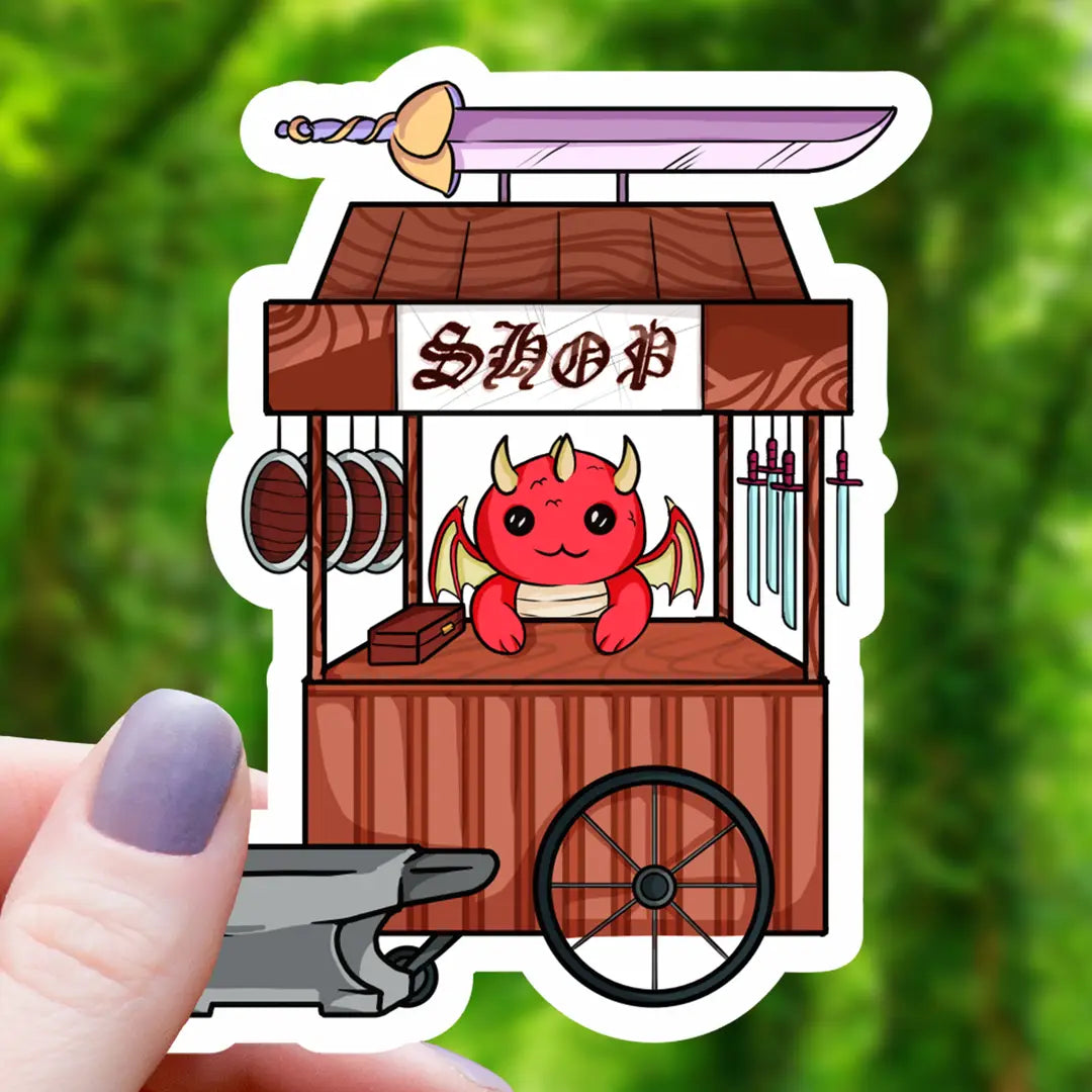 DRAGON WEAPONS CART STICKER