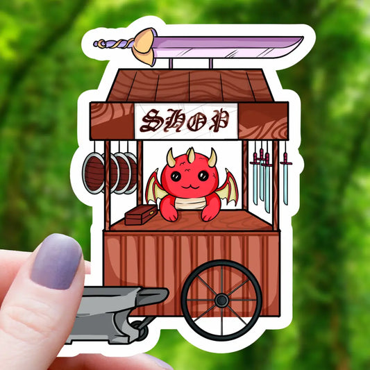 DRAGON WEAPONS CART STICKER