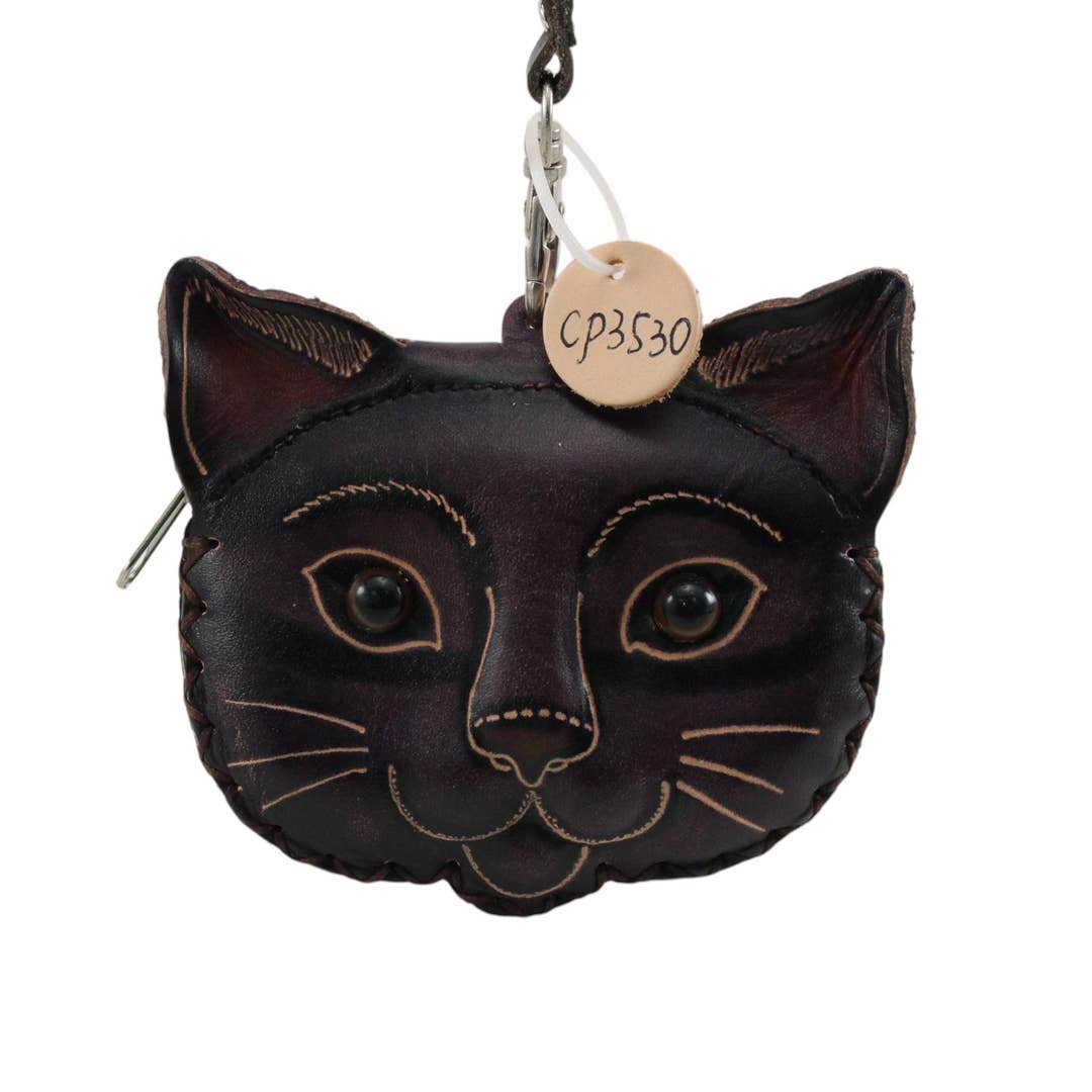 BLACK CAT WRISTLET COINPURSE