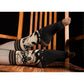 DEATH'S HEAD HAWKMOTH CREW SOCKS BY FOOTCLOTHES