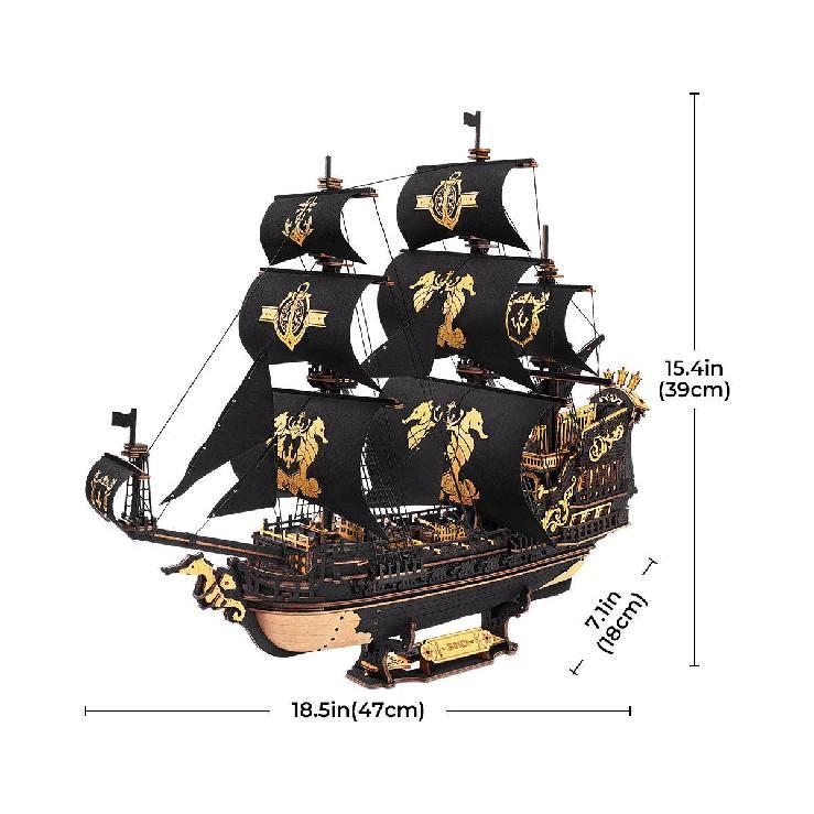 THE SEAHORSE BARQUE WOODEN PUZZLE