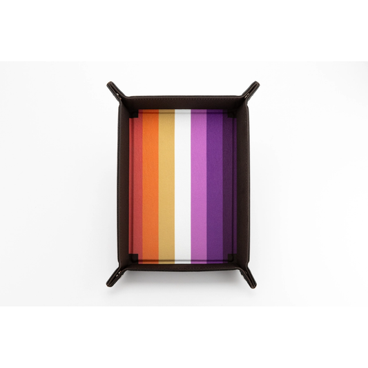 LESBIAN FLAG DICE TRAY