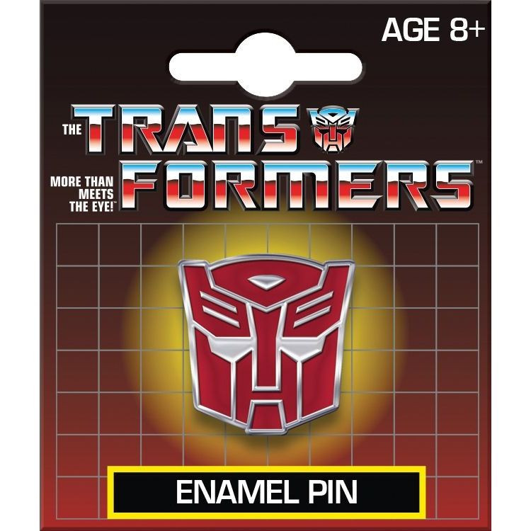 TRANSFORMERS AUTOBOT ENAMEL PIN
