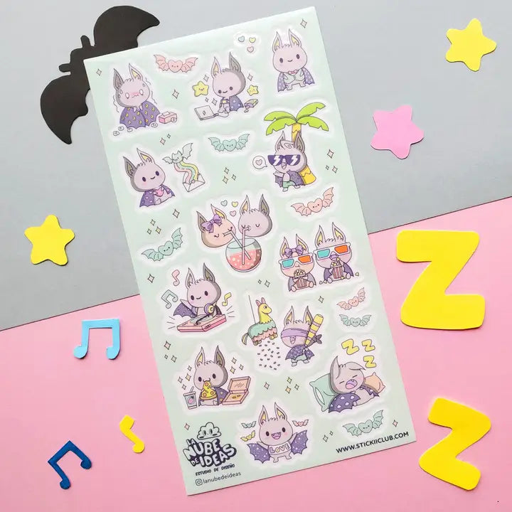 EVERYDAY BATS STICKER SHEET