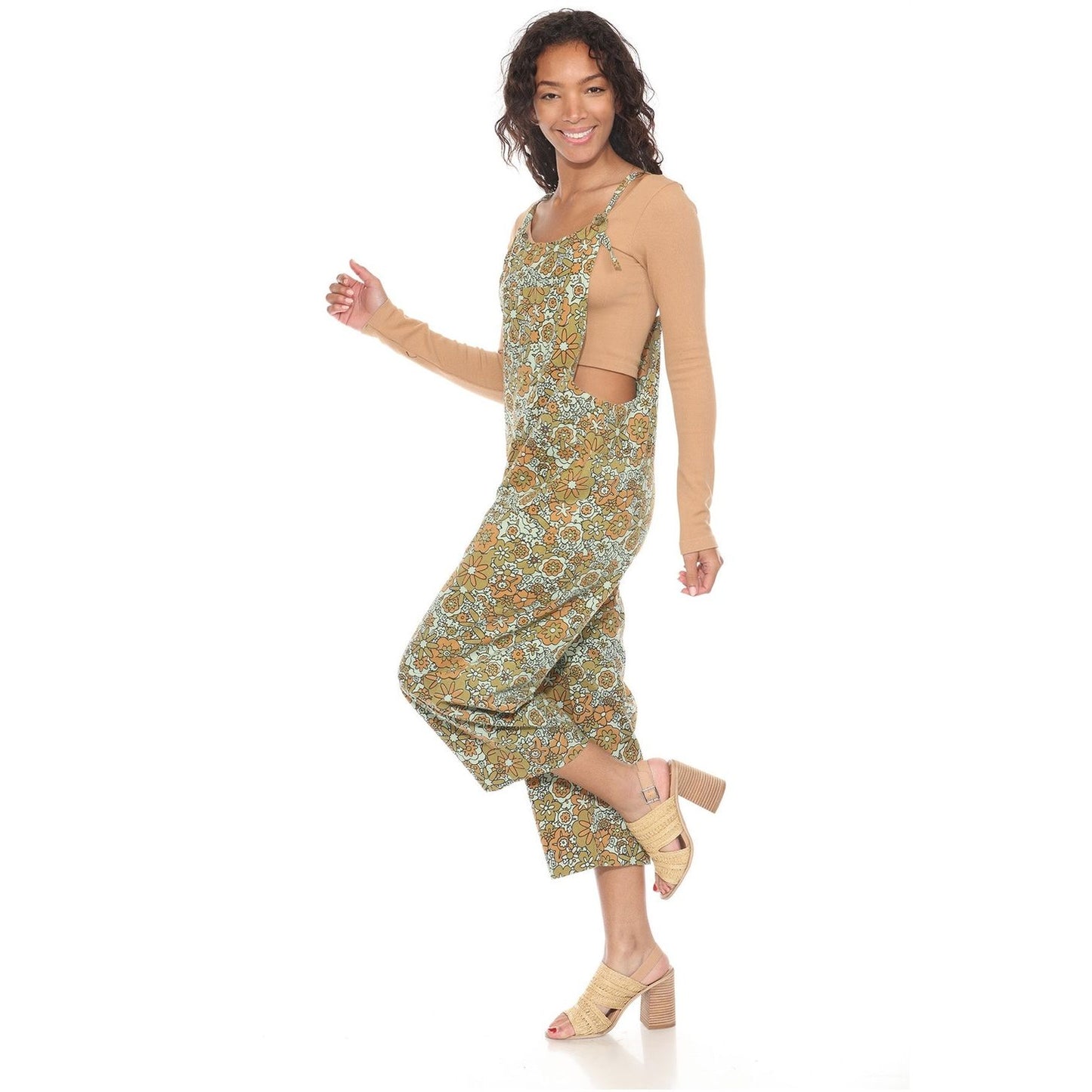 FLOWER POWER OVERSIZED OVERALLS