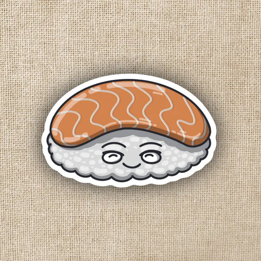 CUTE SALMON NIGIRI STICKER