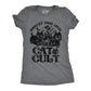 SUPPORT YOUR LOCAL CAT CULT WOMEN'S T-SHIRT BY CRAZY DOG T-SHIRTS