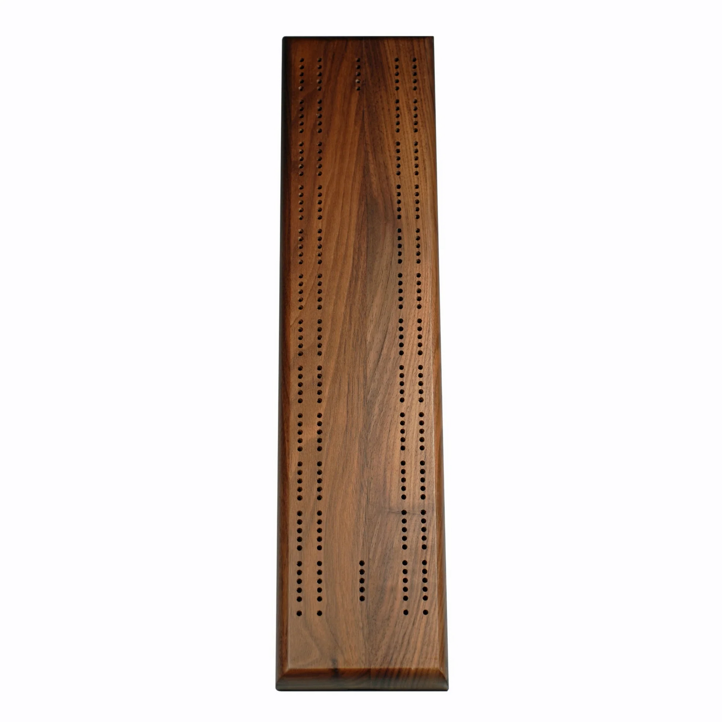 CRIBBAGE 2 TRACK SOLID WALNUT