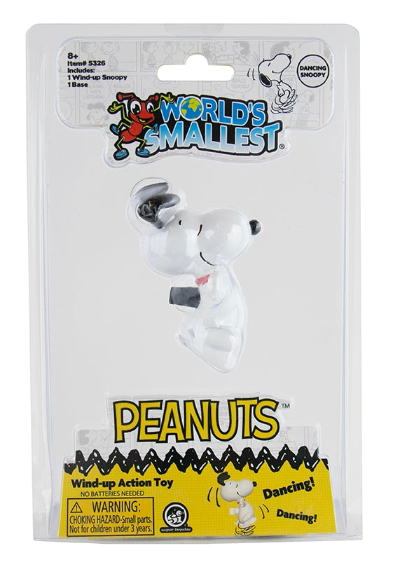 WORLD'S SMALLEST HAPPY DANCING SNOOPY
