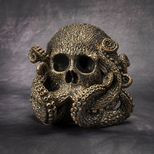 DAVY JONES'S LOCKER SKULL STATUE