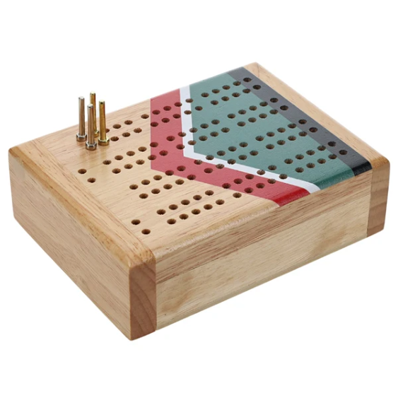 CRIBBAGE w/ NAUTICAL PRINT