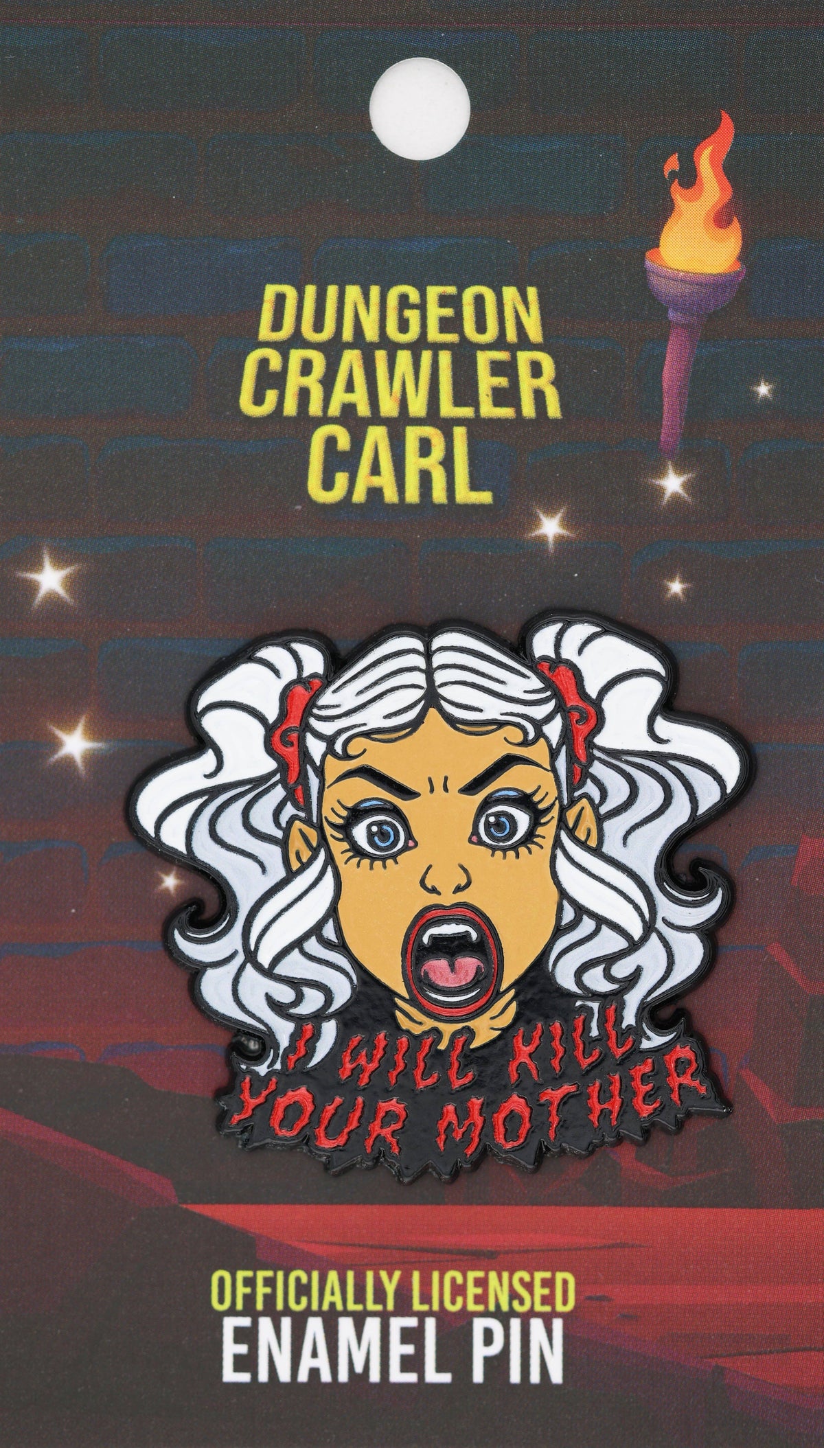 DUNGEON CRAWLER CARL SAMANTHA IWKYM ENAMEL PIN
