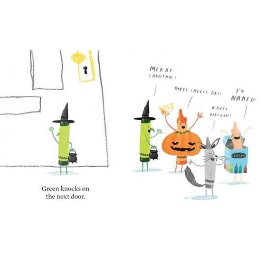 THE CRAYONE TRICK OR TREAT BY DREW DAYWALT AND OLIVER JEFFERS