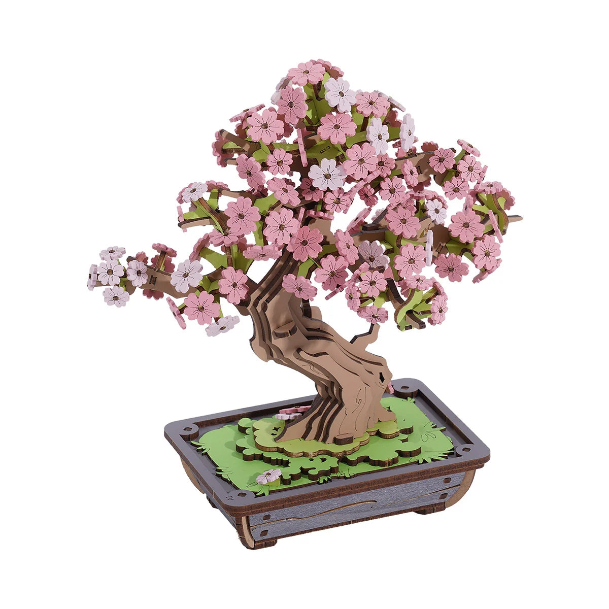 3D WOODEN FLOWER PUZZLE: SAKURA BONSAI