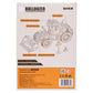 BULLDOZER 3-D WOODEN MODEL PUZZLE KIT