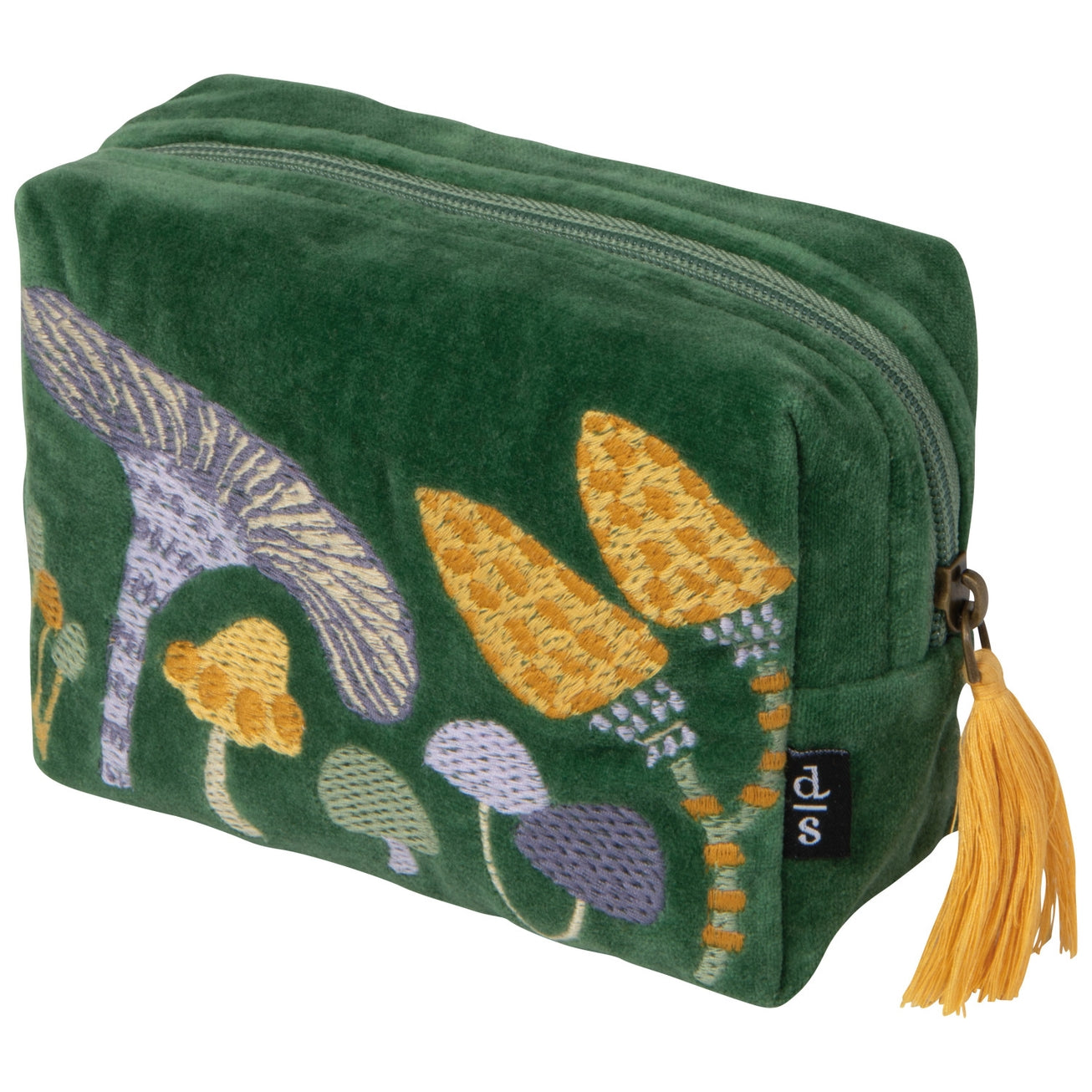 WILDGROVE EMBROIDERED VELVET POUCH BY DANICA STUDIO