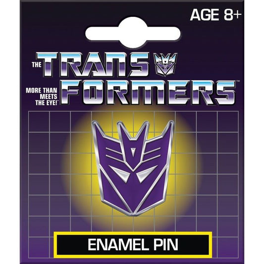 TRANSFORMERS DECEPTICON ENAMEL PIN