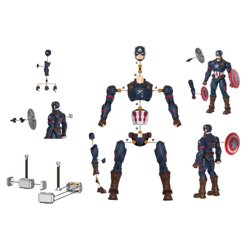 MARVEL INFINITY SAGA BLOKEES CHAMPION CLASS CAPTAIN AMERICA