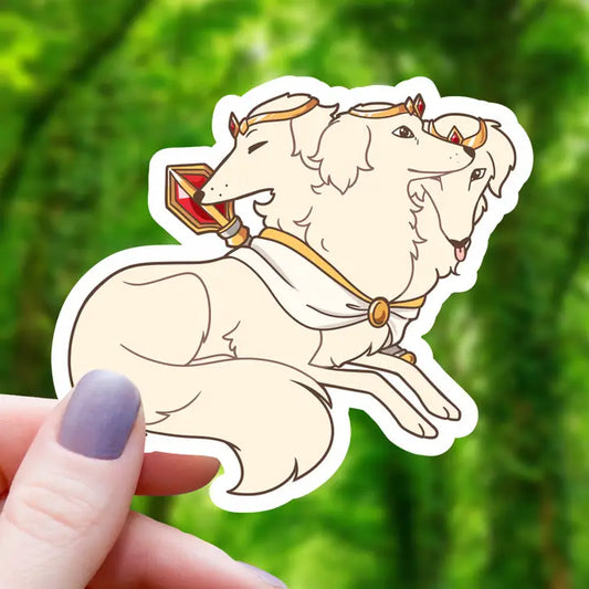 CERBERUS CLERIC RPG STICKER