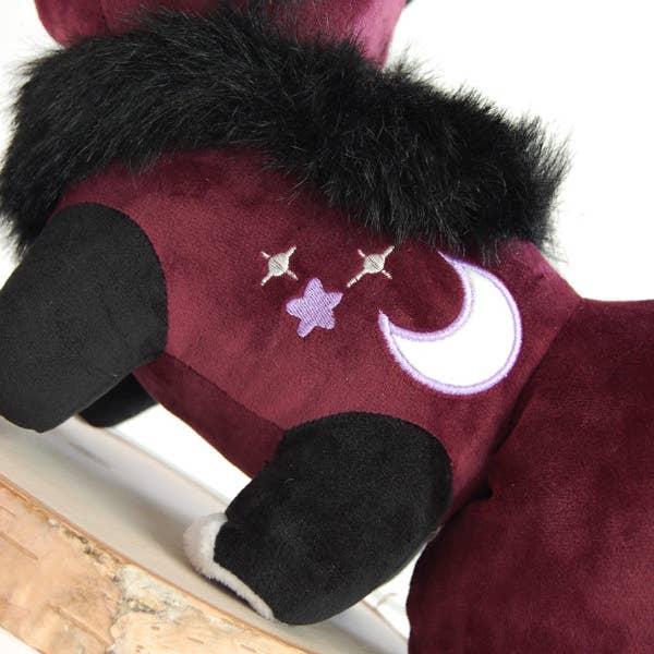 FLORAL FROLIC DAWNSING NIGHT PURPLE FOX PLUSH
